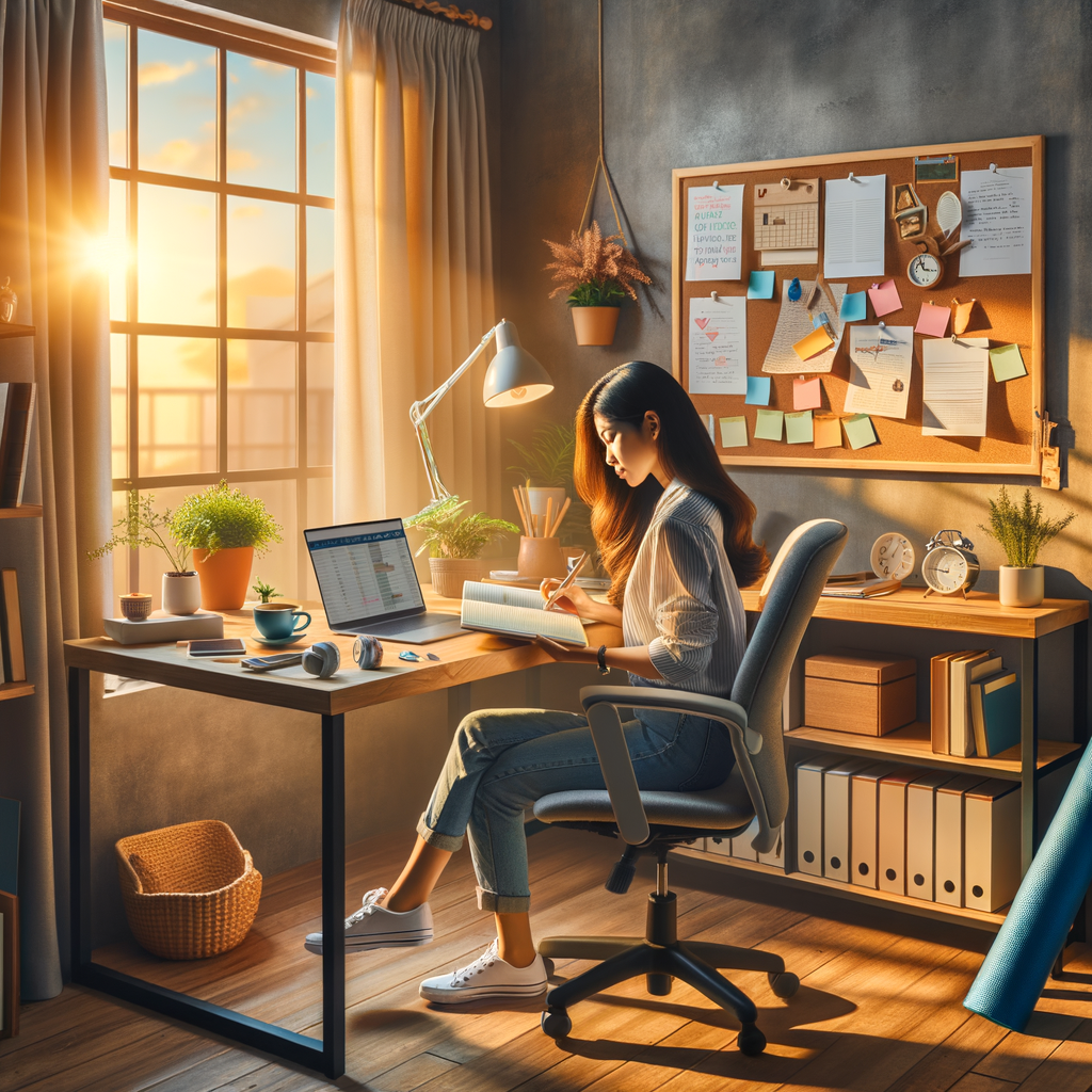 Maintaining productivity and focus in a home work environment