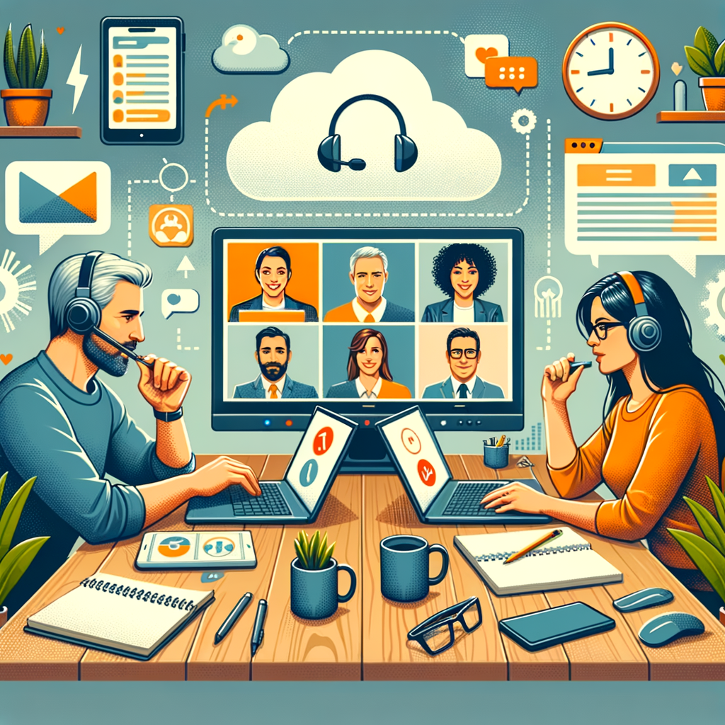 Managing communication and collaboration with colleagues while remote